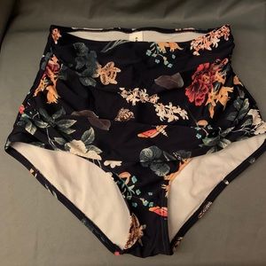 High waist swim bottoms